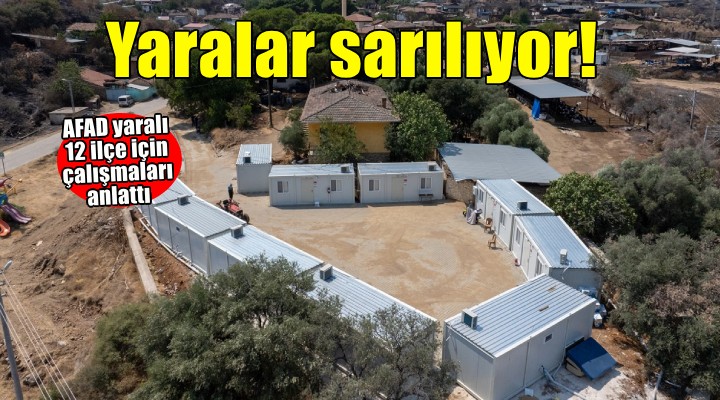 İzmir'deki orman yangınlarının yaraları sarılmaya çalışılıyor