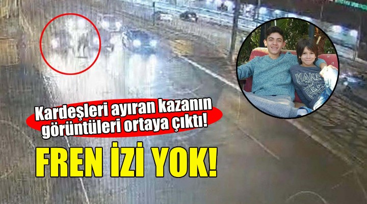 İzmir'deki scooter kazasının görüntüleri ortaya çıktı... Fren izi yok!