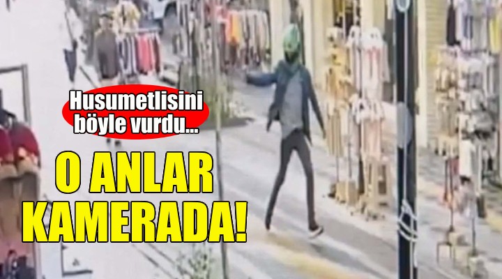 İzmir'deki silahlı saldırı kamerada!