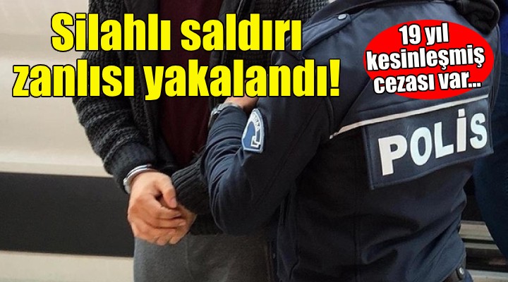 İzmir'deki silahlı saldırı zanlısı yakalandı!