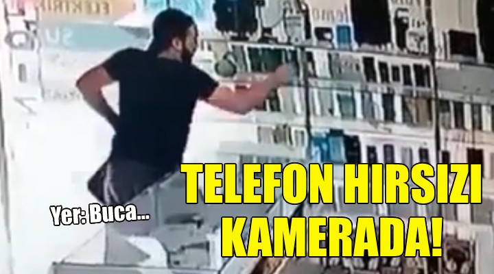 İzmir'deki telefon hırsızı kamerada!