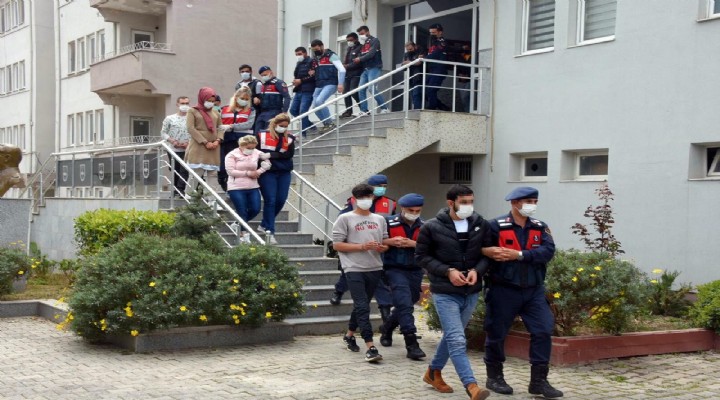İzmir'deki uyuşturucu operasyonunda 18 kişi tutuklandı!