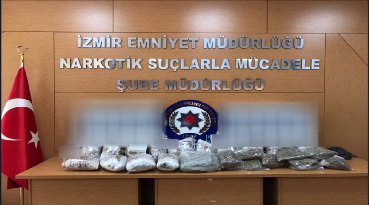 İzmir'deki uyuşturucu operasyonunda 3 şüpheli yakalandı!