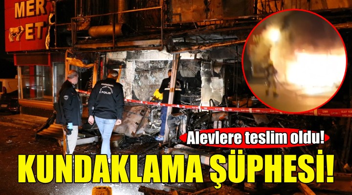İzmir'deki yangında kundaklama şüphesi!