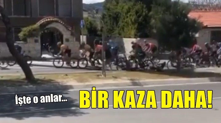 İzmir'deki yarışta bir kaza daha!