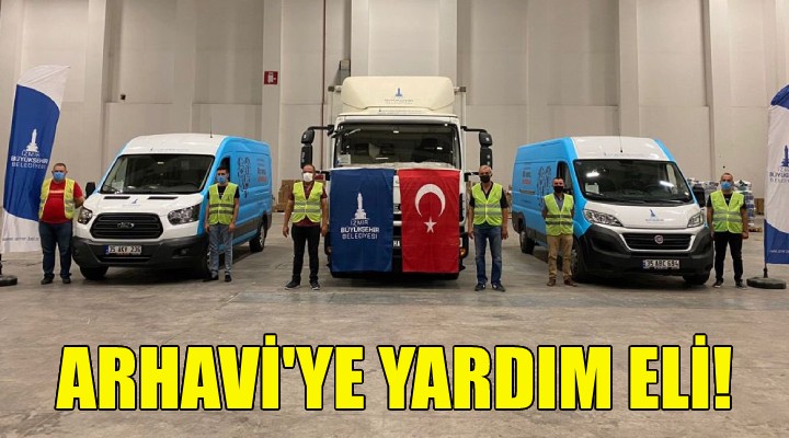 İzmir'den Arhavi'ye yardım eli!