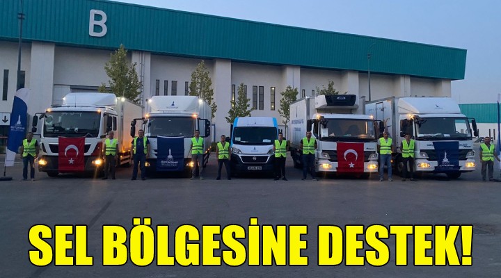 İzmir'den sel bölgesine destek!