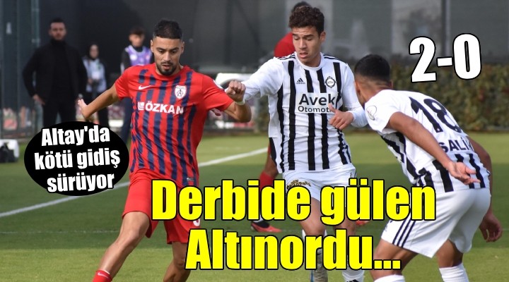 İzmir derbisinde Altınordu Altay'ı geçti