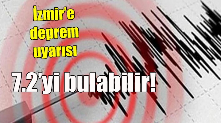 İzmir'e deprem uyarısı... 7.2'yi bulabilir!