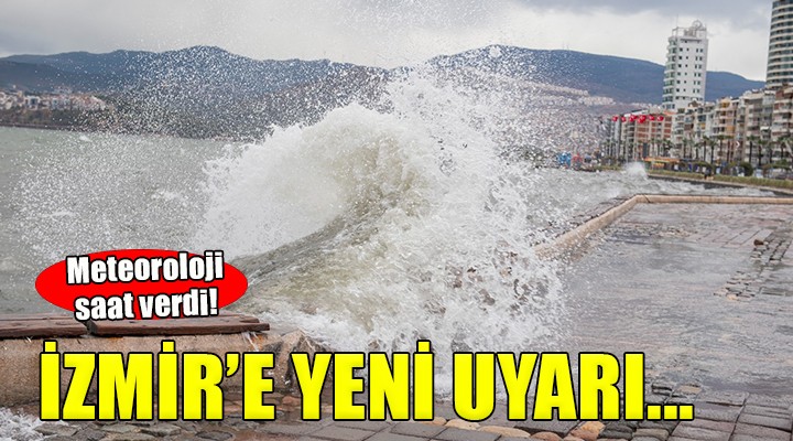 İzmir'e gök gürültülü sağanak uyarısı...
