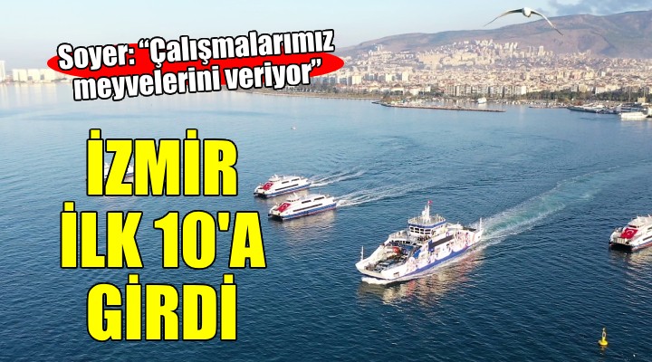 İzmir'e turizm gururu... İLK 10'A GİRDİ!