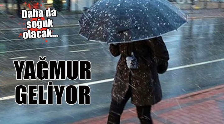 İzmir'e yağmur geliyor!