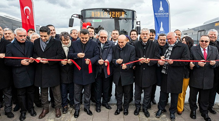 İzmir'e yerli üretim 15 yeni otobüs