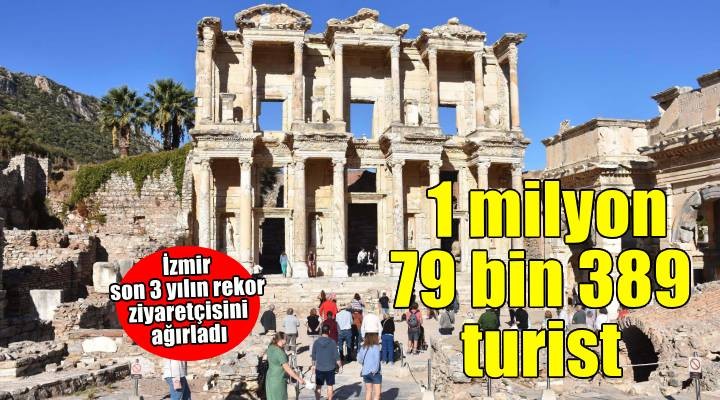 İzmir'i, ilk 7 ayda 1 milyon 79 bin 389 yabancı ziyaretçi ağırladı