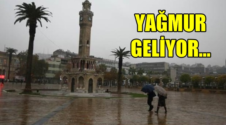 İzmir için yağmur uyarısı!