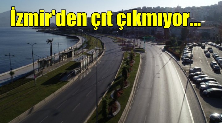 İzmir ikinci gün de sessiz