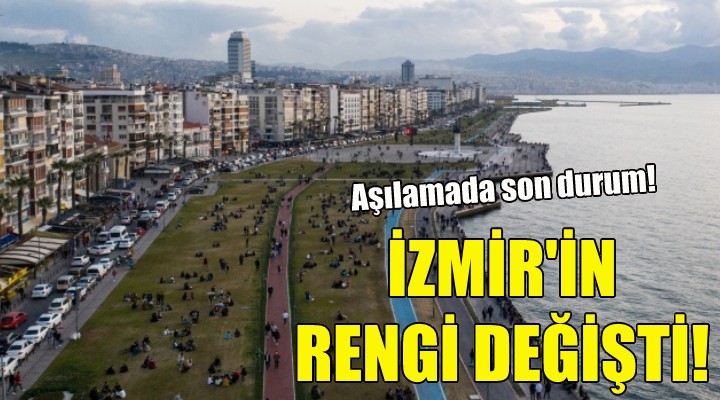 İzmir'in rengi değişti!