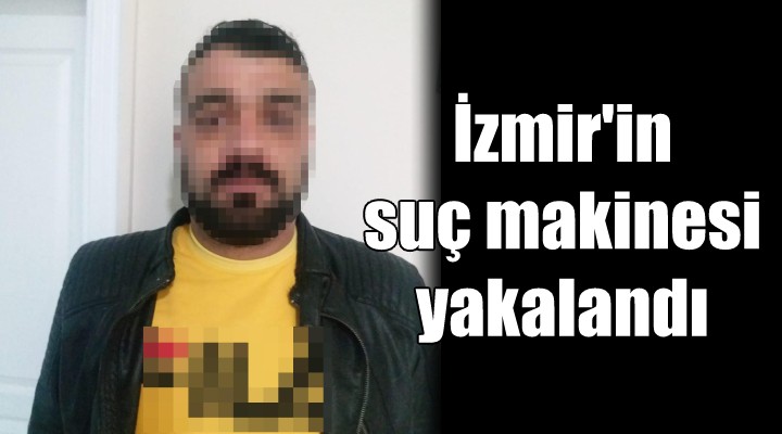 İzmir'in suç makinesi yakalandı