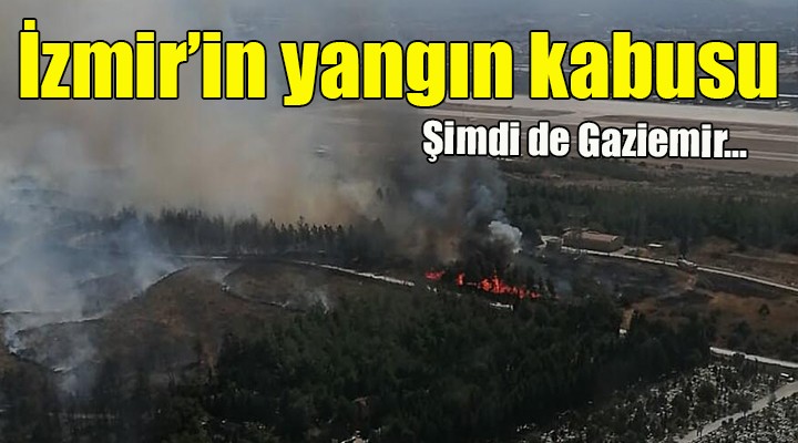 İzmir'in yangın kabusu... Şimdi de Gaziemir