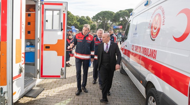 İzmir itfaiyesinin özel donanımlı ambulansları hayat kurtaracak!