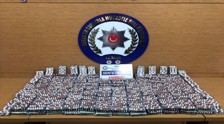 İzmir polisinden 'hap' operasyonu!