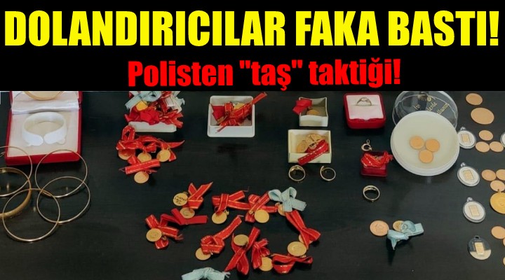 İzmir polisinden ''taş'' taktiği!