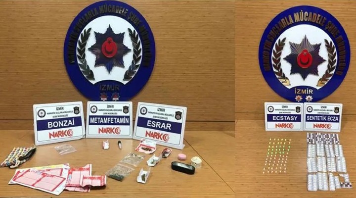 İzmir polisinden uyuşturucu operasyonları!
