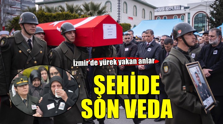 İzmir şehidini uğurladı...