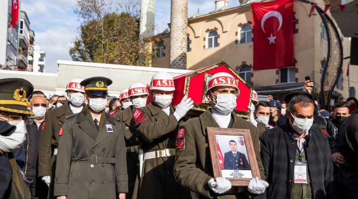 İzmir şehidini uğurladı