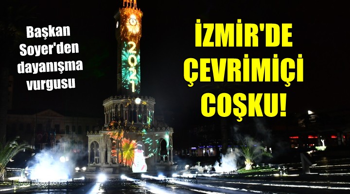 İzmir'de çevrimiçi yılbaşı coşkusu