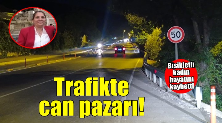 İzmir'de otomobilin çarptığı bisikletli öldü