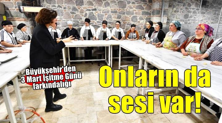 İzmir’de sağırların sesi var