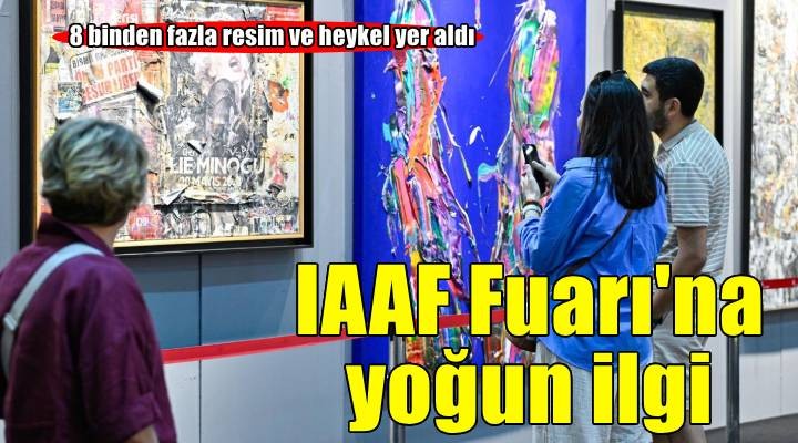İzmir'de sanat ve antika fuarına yoğun ilgi