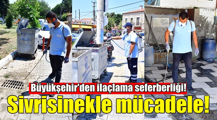 İzmir'de sivrisineklere karşı etkin mücadele!