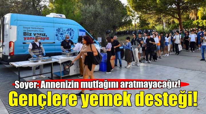 İzmir'de üniversite öğrencileri yine unutulmadı