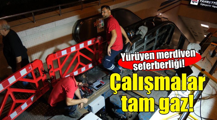 İzmir’de yürüyen merdiven ve asansör bakımı seferberliği!