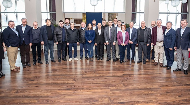 İzmir'in başkanları Menderes'te toplandı