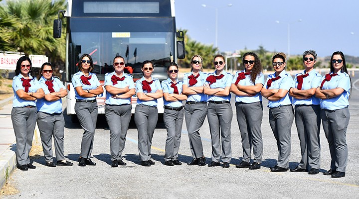 İzmir'in kadın şoförleri