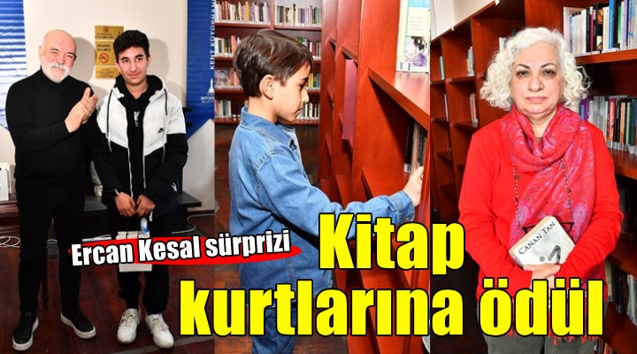 İzmir'in kitap kurtlarına Ercan Kesal'lı sürpriz