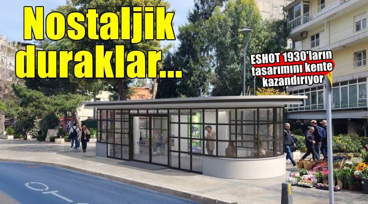 İzmir'in nostaljik durakları modern tasarımıyla geri dönüyor