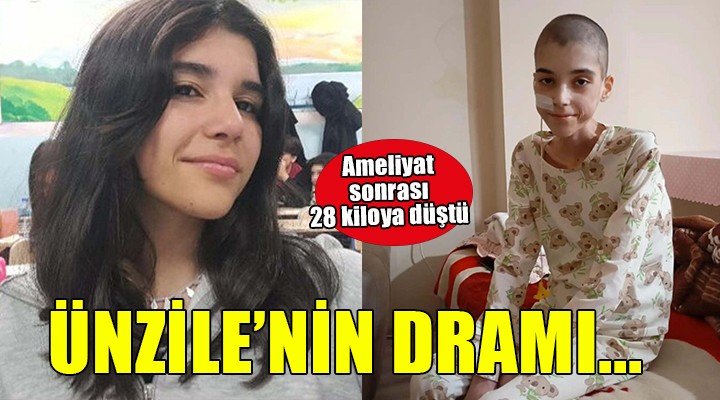 İzmirli Ünzile ameliyat sonrası 68 kilodan 28'e düştü