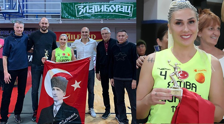 İzmirli basketbolcu Belgrad'da zirvede