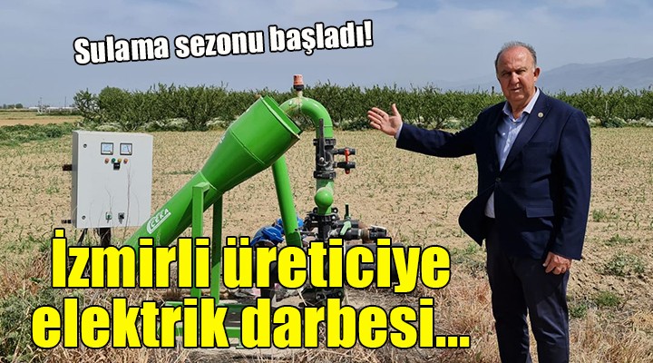 İzmirli üreticiye elektrik darbesi