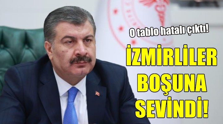 İzmirliler boşuna sevindi!