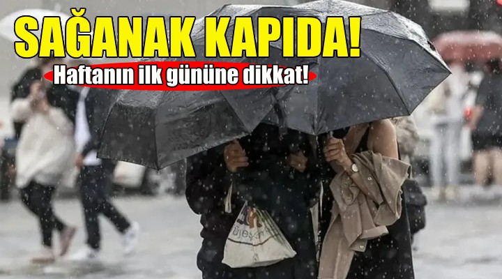 İzmirliler dikkat... Sağanak yağış geliyor!