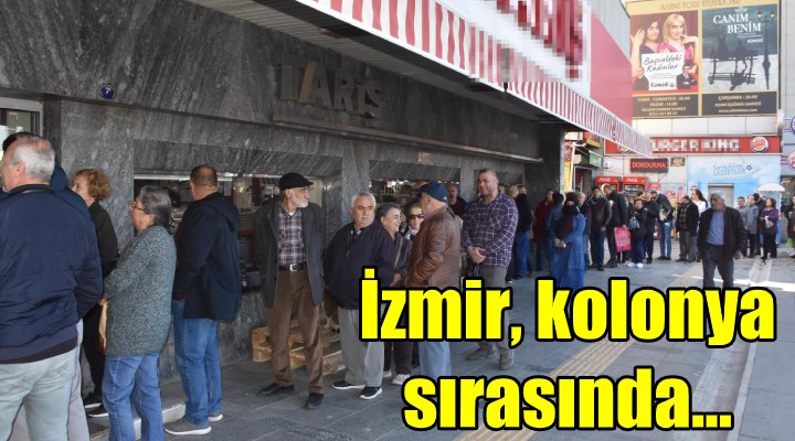 İzmirliler, kolonya sırasına girdi