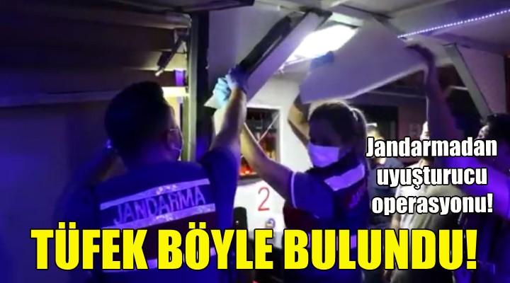 Jandarmadan uyuşturucu operasyonu!