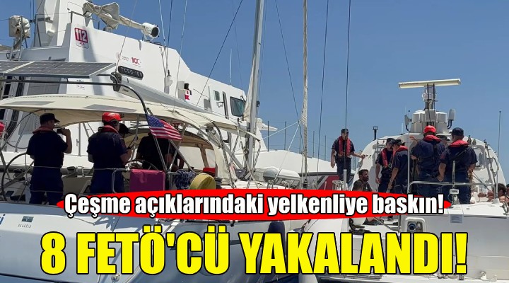 Kaçmaya çalışan FETÖ'cüler yelkenlide yakalandı!