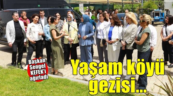 Kadın erkek fırsat eşitliği komisyonu üyeleri yaşam köyünü gezdi