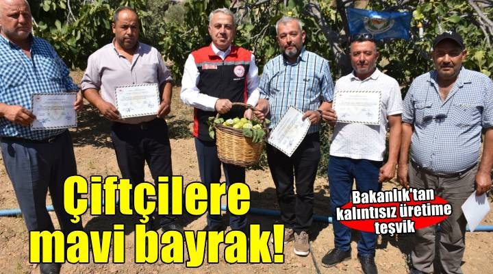 Kalıntısız yaş sebze ve meyve üreten çiftçilere 'mavi bayrak'